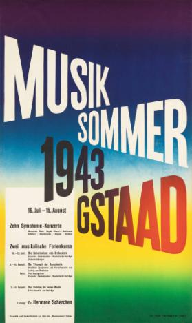 Musiksommer - 1943 - Gstaad