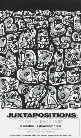 Juxtapositions - 13 artistes du XIIIe - Grande verrière de la Gare d'Austerlitz