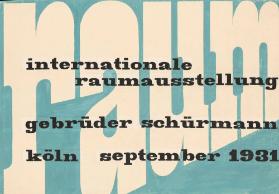 Raum - internationale Raumausstellung - Gebrüder Schürmann