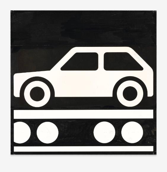 [Auto im Reisezug / Autoverlad (nach links)]