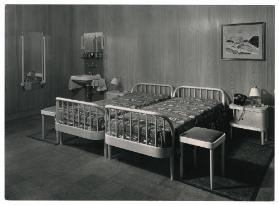 Schlafzimmer im Musterholelzimmer No.11