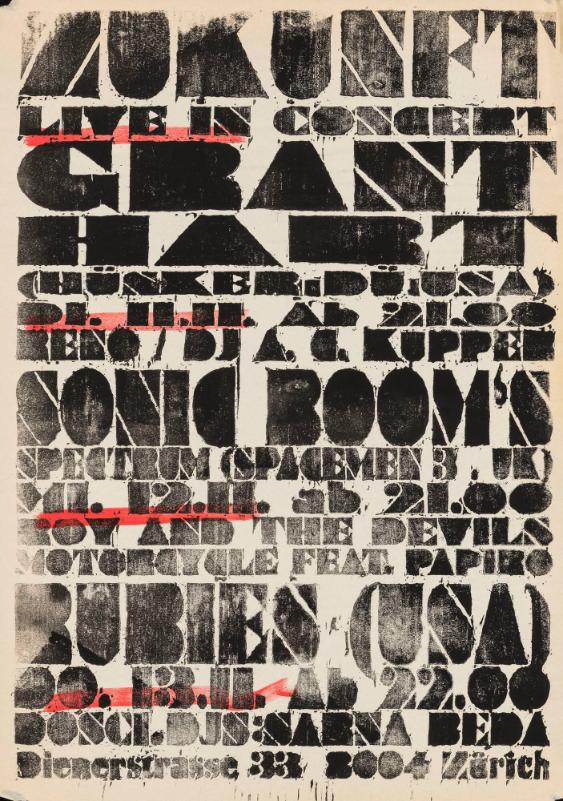 Zukunft - Live in Concert - Grant Hart - Sonic Room's - Rubies