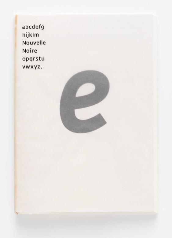 [Nouvelle Noire. Type Specimen N°1]