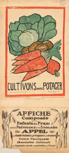 Cultivons notre potager - Affiche - Appel
