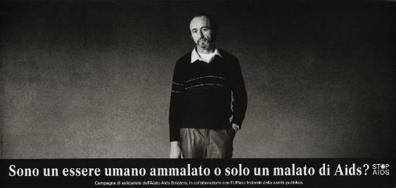 Sono un essere umano ammalato o solo un malato di Aids? Stop Aids.