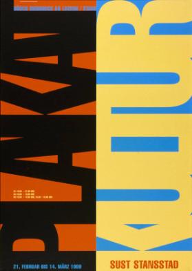 Plakat - Kultur - Bösch Siebdruck AG Luzern/Stans - Sust Stansstad