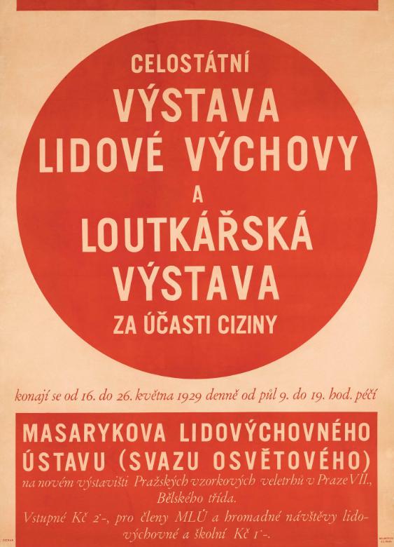 Celostátní Výstava Lidové Výchovy a Loutkářská výstava za účasti ciziny