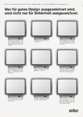 Wer für gutes Design ausgezeichnet wird, wird nicht nur für Schönheit ausgezeichnet. Braun