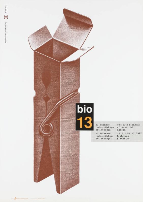 Bio 13 - 13. Bienale Industrijskega Oblikovanja - 13. Bijenale Industrijskog Oblikovanja - The 13. Biennial of Indistrial Design - Ljubljana, Yugoslavija
