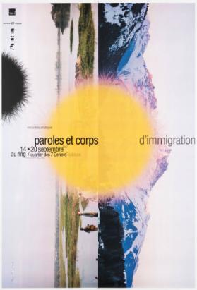 Paroles et corps d'immigration