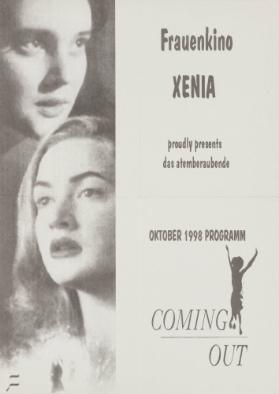 Frauenkino Xenia proudly presents das atemberaubende Oktober 1998 Programm - Coming Out