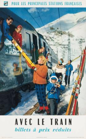 Pour les principales stations françaises - avec le train - billets à prix réduits