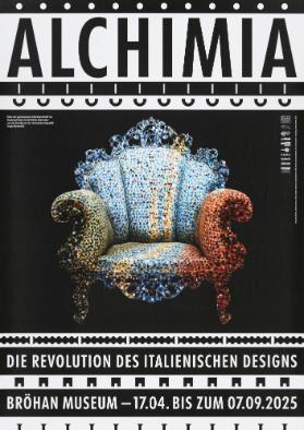 Alchimia - Die Revolution des Italienischen Designs - Unter der gemeinsamen Schirmherrschaft von Frank-Walter Steinmeier und des Päsidenten der Italienischen Republik Sergio Mattarella - Bröhan-Museum