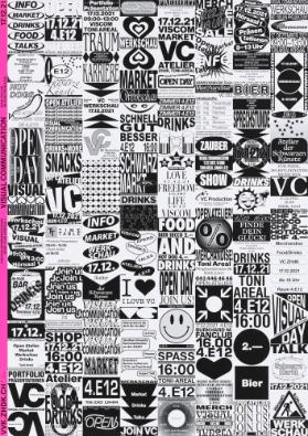 VC - Visual Communication - Open Day - Portfolio Präsentationen - Open Atelier - Talks - Info - Market - Food - Werkschau - Join VC