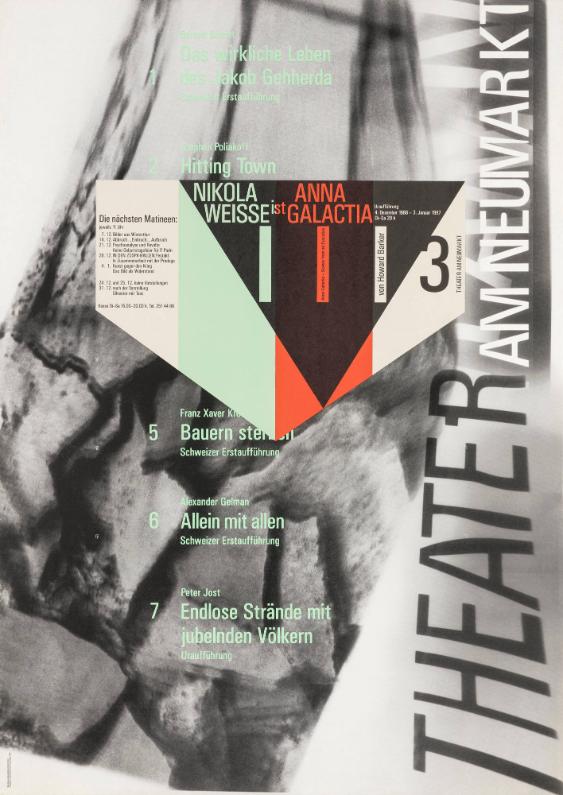 Theater am Neumarkt - Nikola Weisse ist Anna Galactia