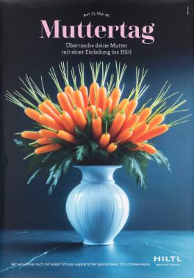 Am 11. Mai ist Muttertag - Überrasche deine Mutter mit einer Einladung im Hiltl - Wir verwöhnen euch mit einem Strauss vegetarischer Spezialitäten. Hiltl