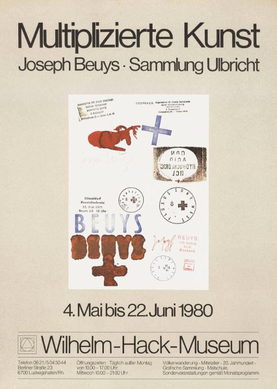 Multiplizierte Kunst - Joseph Beuys - Sammlung Ulbricht - Wilhelm-Hack-Museum