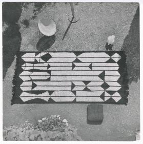 Handwebteppich beim Atelierhaus Giauque in Ligerz