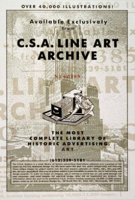 C.S.A. line art archive - Over 40 000 illustrations - The most complete library of historic advertising