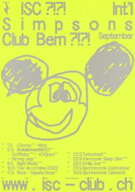 ISC ?!?! Int'l Simpsons Club Bern ?!?! - September