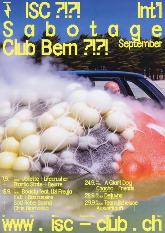 ISC ?!?! Int'l Sabotage Club Bern ?!?! - September