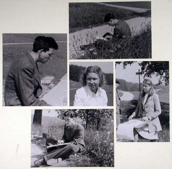 Schüler der Fotoklasse