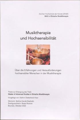 Musiktherapie und Hochsensibilität