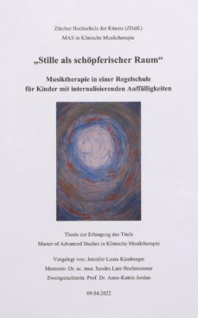 "Stille als schöpferischer Raum"