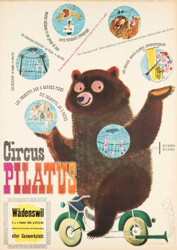 Circus Pilatus - Wädenswil - 3. und 4. Oktober 1955