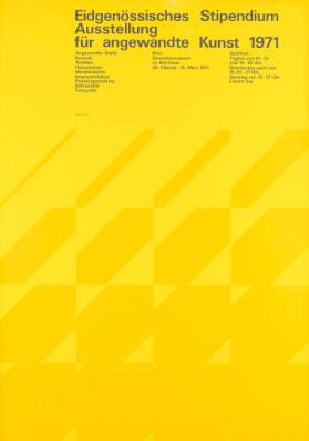 Eidgenössisches Stipendium für Angewandte Kunst - Ausstellung 