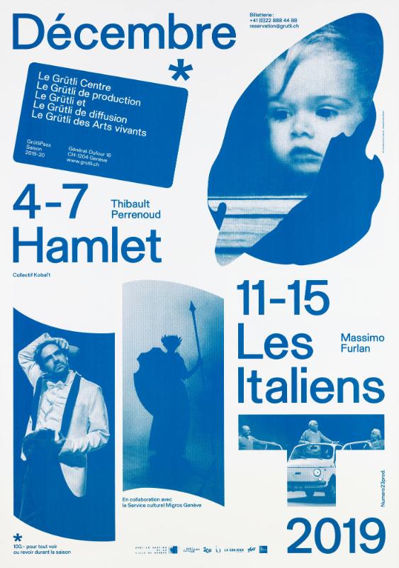Hamlet - Thibault Perrenoud - Les Italiens - Massimo Furlan Le Grütli - Décembre 2019