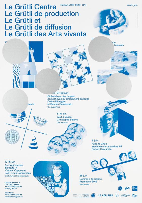 Le Grütli - Centre de production et de diffusion des Arts vivants - Saison 2018-2019 - 3/3 - Avril-Juin