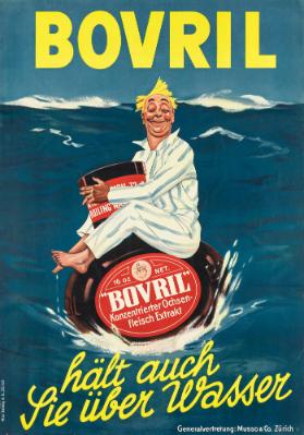 Bovril hält auch Sie über Wasser - Konzentrierter Ochsenfleisch Extrakt