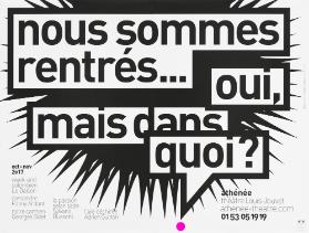 Nous sommes rentrés...oui, mais dans quoi? Week-end colombien - Le Balcon - Cassandre - Fanny Ardant - Notre Carmen - Georges Bizet - La passion selon sade - Sylvano Bussotti - L'aile déchirée - Adrien Guitton - Athénée Théâtre Louis Jouvet