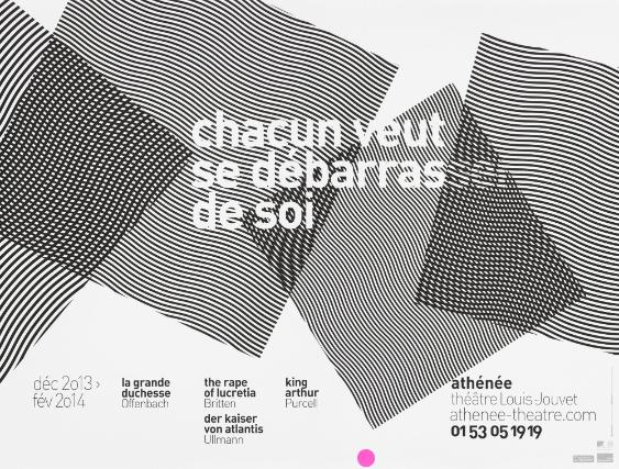 Chacun veut se débarrasse de soi - La Grande Duchesse - Offenbach - The Rape of Lucretia - Britten - Der Kaiser von Atlantis - Ullman - King Arthur - Purcell - Athénée Théâtre Louis Jouvet