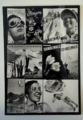 Objekte aus der Ausstellung "Die Schweiz als Reiseland" von 1942