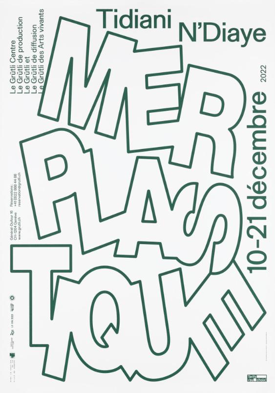 Mer plastique - Tidiani N'Diaye - Le Grütli 