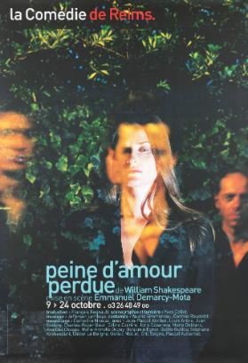 Peine d'amour perdue - De William Shakespeare - Mise en scène Emmanuel Demarcy-Mota - La Comédie de Reims