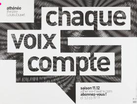 Chaque voix compte - Saison 11.12 - Athénée Théâtre Louis Jouvet