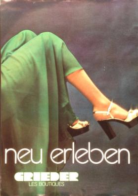 Neu erleben - Grieder - Les boutiques