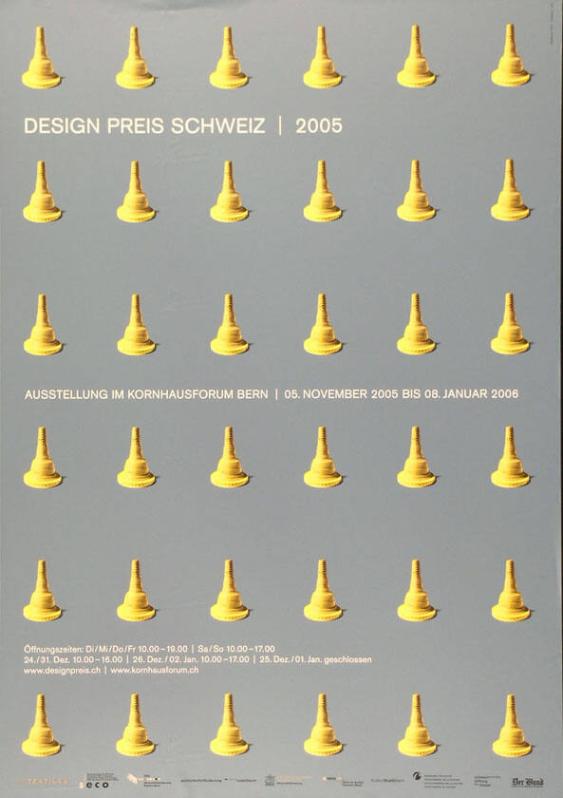 Design Preis Schweiz - 2005 - Ausstellung im Kornhausforum Bern