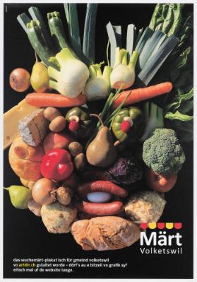Märt Volketswil - Das Wuchemärt-Plakat isch für Gmeind Volketswil vo artdir.ch gstaltet worde - Dörf's au e bitzeli vo Grafik sy? Eifach mal uf de Website luege.