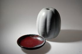 Melonenförmige Vase