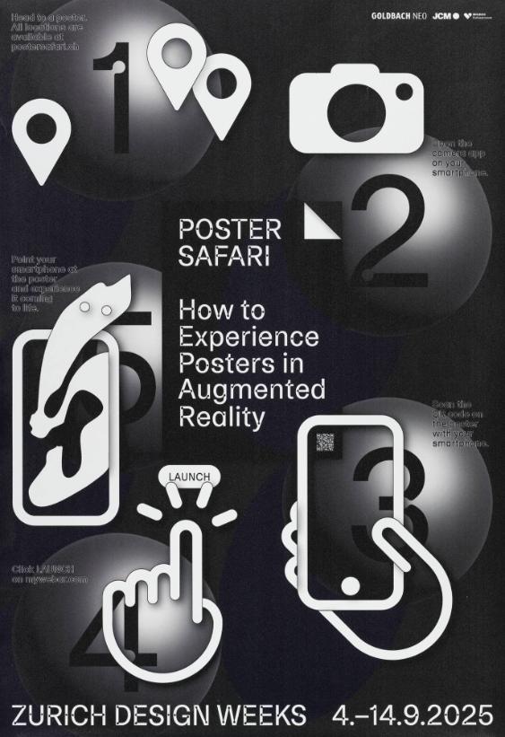 Zurich Design Weeks - Poster Safari - How to experience Posters in Augmented Reality