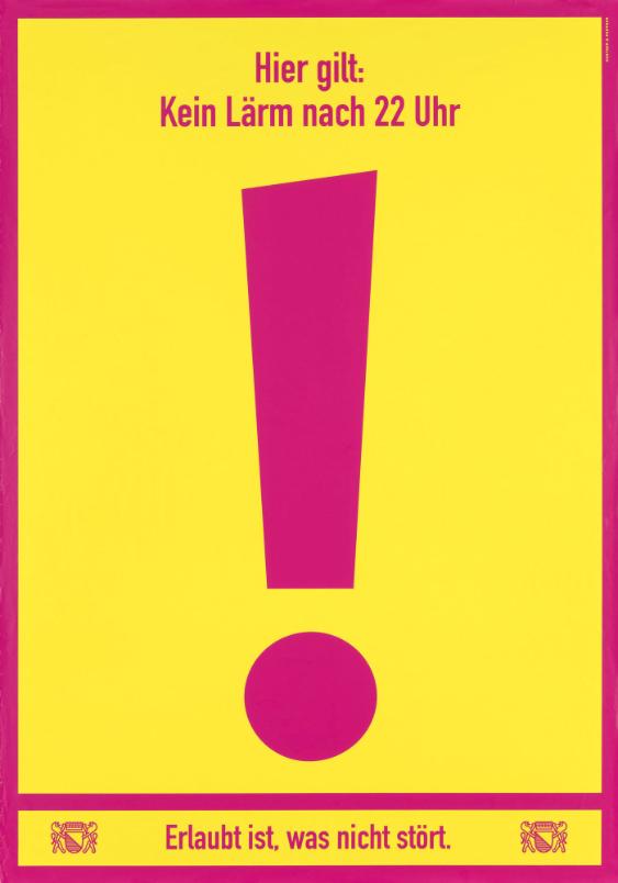 Hier gilt: Kein Lärm nach 22 Uhr - Erlaubt ist, was nicht stört.