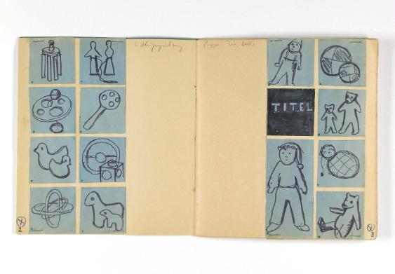 Spielzeugkatalog-Entwurf