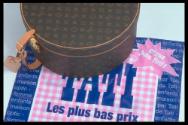 Musterspielel ; Pressefoto
Hutschachtel, Louis Vuitton, Paris, 2003
Kalbsleder, Leinenbezug m…