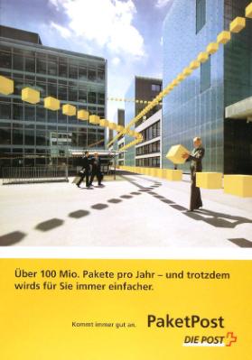 Über 100 Mio. Pakete pro Jahr - und trotzdem wird's für Sie immer einfacher. Kommt immer gut an. PaketPost - Die Post