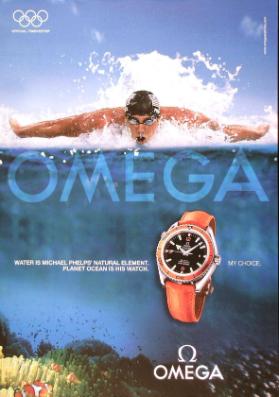 Omega - Water is Michael Phelps' natural element. Planet Ocean is his watch. My choice.