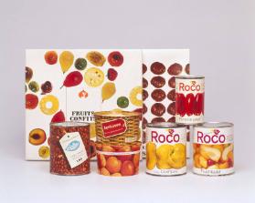 Fruits confits, Marrons glacés, St. Galler - Linsen, Aprikosen, Confitüre aux abricots, Roco - Pomidori pelati, - Quitten Confitüre, - Fruchtsalat